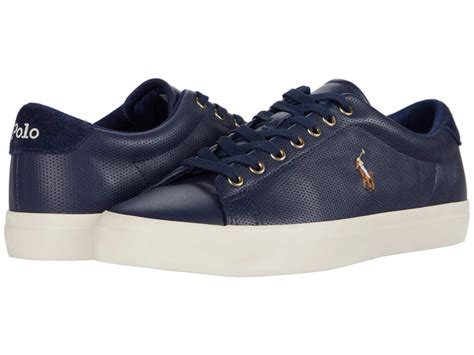 ralph lauren longwood leather trainers.